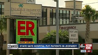 State says hospital put patients in jeopardy