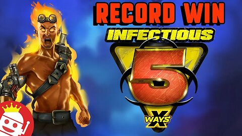 🔥 WORLD RECORD WIN ON INFECTIOUS 5? 😱 OMG WHAT A HIT!
