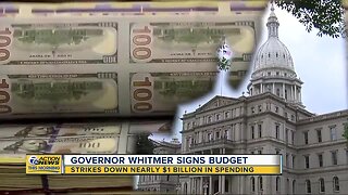 Gov. Whitmer strikes down nearly $1B in spending