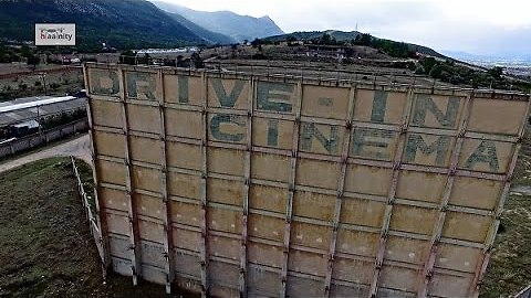 Eerie footage captures "haunted" drive-in cinema in Greece