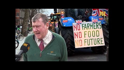 Is this the end of British Farming? Tractors storm Parliament.