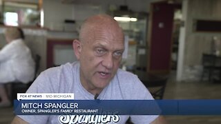 The owner of Spangler’s Family Restaurant says it was either stay open or go bankrupt.