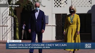 Maricopa GOP censures Cindy McCain