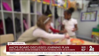AACPS Board discusses learning plan
