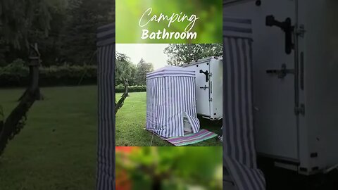 Ultimate Camping Bathroom #Shorts