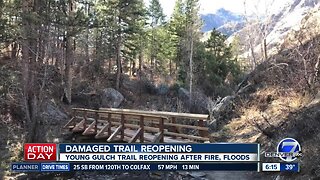 A Poudre Canyon Trail is reopening after fire and floods