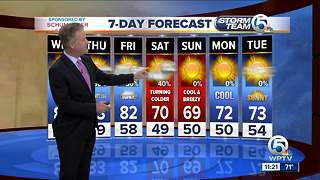 Latest Weather Forecast 11 p.m. Tuesday