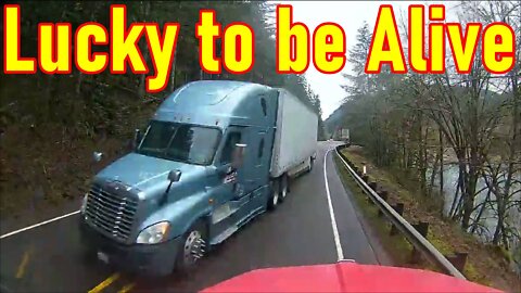 Lucky to be Alive — OAKRIDGE, OR | Close Call | Caught On Camera | Rear-Ended | Footage Show