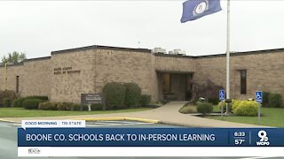 Boone Co. students start learning in person four days a week as COVID-19 cases rise