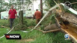 NWS confirms EF0 tornado struck The Acreage early Monday morning