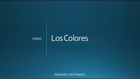 Colors in Spanish