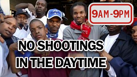 Chicago Gangs Asked not to Fire Guns Between 9am-9pm