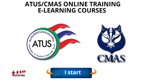 🥂ATUS #CMAS E LEARNING with ATUS, World Confederation of Underwater Activities Thailand
