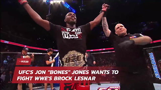 UFC's Jon Jones Wants To Fight WWE's Brock Lesnar
