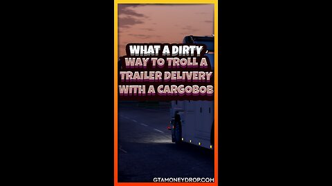What a dirty way to troll a trailer delivery with the cargobob | Funny #GTA clips Ep. 412