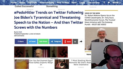 #PedoHitler Trends on Twitter Following Joe Biden’s Speech to the Nation