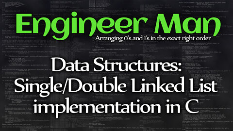 Data Structures: Singly Linked Lists and Doubly Linked lists implementation in C