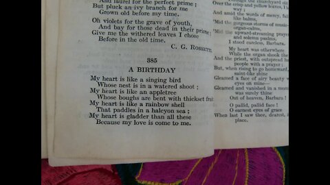 A Birthday - C. G. Rossetti