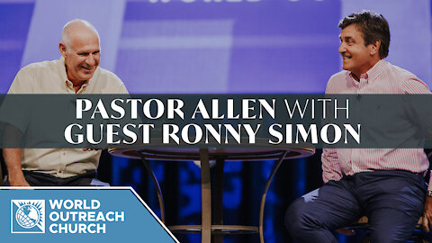 Pastor Allen with Guest Ronny Simon