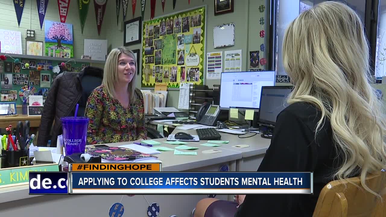 FINDING HOPE: Applying to college may affect high school students mental health