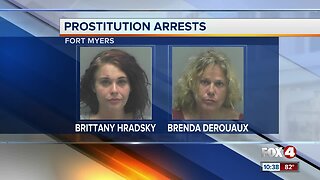 Two women charged with prostitution in Fort Myers