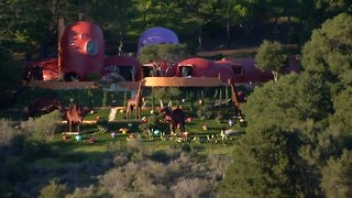 Town calls 'Flintstone House' a public nuisance, sues owner