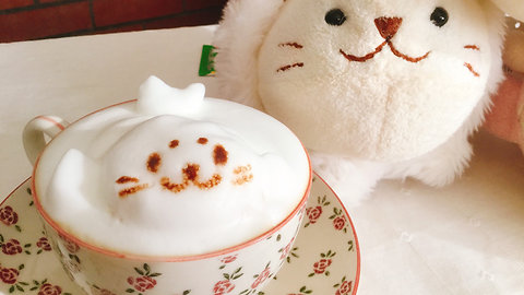 Coffee foam DIY: Super cute 3D latte art