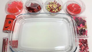 Making Crunchy Red Slime | Relaxing Satisfying Slime | #3