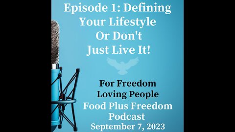 Episode 1: Defining Your Lifestyle or Don't Just Live it.