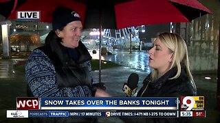 Snow at the Banks begins tonight