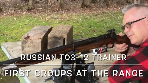 Russian (USSR) TO3-12 military 22lr training rifle. Frirst range trip and groups nice trigger!