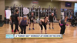 Want to burn off calories before Thanksgiving dinner? Here's a 'Turkey Day' workout for the whole family