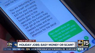 Need extra work to pay holiday bills? Beware of scammers!