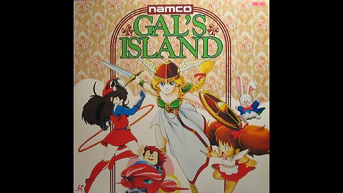 Namco Gal's Island Laserdisc