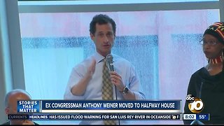 Ex Congressman Anthony Weiner ,moved to halfway house