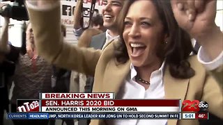 CA Sen. Kamala Harris announces run for president