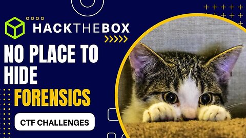 Hack The Box CTF Challenge: No Place To Hide - FORENSICS