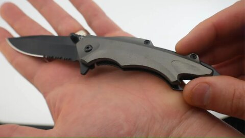 Jellas 8Cr13Mov Pocket Knife - Folding Knife Spring-assisted Knife with Clip - Tactical Knife