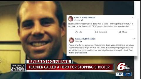 Teacher Jason Seaman called a hero for stopping school shooter