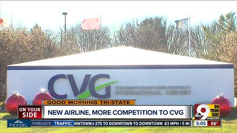 Which new airline is coming to CVG? We'll find out Wednesday morning