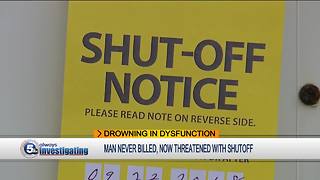Man's water shutoff after years without bills