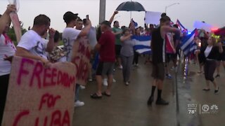 More rallies in support of protesters in Cuba