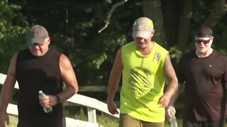Despite heat, man with CF set to run 266 miles in a week