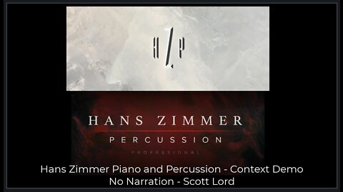 Offline Contextual Demo - Hans Zimmer Piano and Percussion - Spitfire Audio