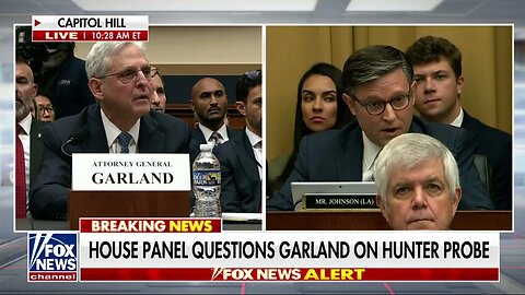 Rep. Mike Johnson questions AG Merrick Garland on Hunter Biden Investigation in House Judiciary