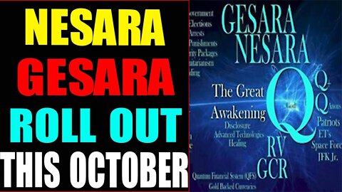 BIG INTEL: NESERA/GESARA ROLL OUT THIS OCTOBER!!! THE MEANING OF Q'S FIRST FROP REVEALED!