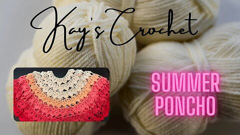 Kay's Crochet Popsicle Poncho