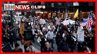 THOUSANDS OF PATRIOTS FLOOD THE STREETS OF NY PROTESTING THE COVID TYRANNY - 5204