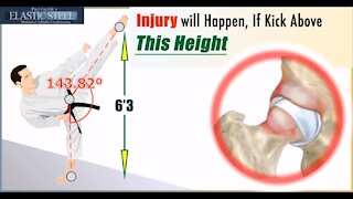 High Side Kick Preventing Injury Individual Kicking Height Tests Part 2 | ElasticSteel