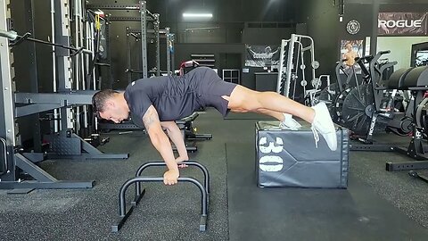 Three Point Straddle Planche Lean